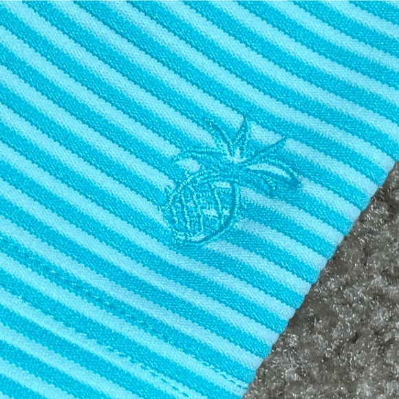 CUBAVERA MENS XL BLUE STRIPED POLO. NWOT. - Picture 7 of 8